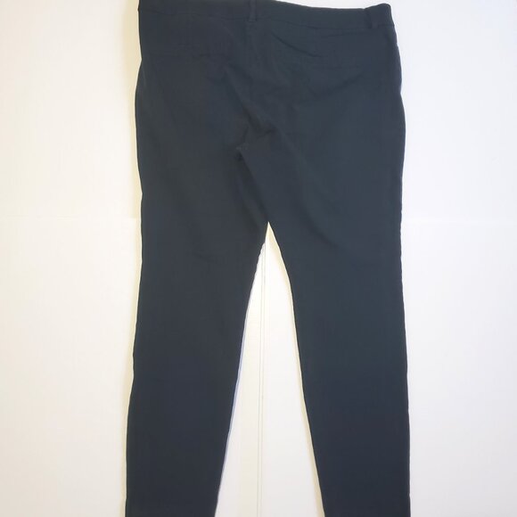 2 Pair Old Navy Pixie Mid-Rise Pants Womens Plus Sz 18 Office Career Wear Black - Picture 6 of 11